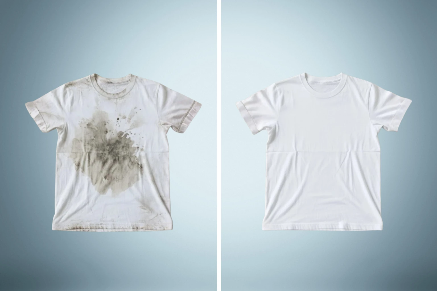 Ölflecken Vorher/Nachher Vergleich